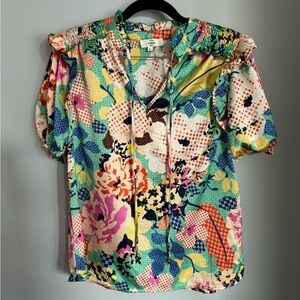 Entro Floral Multicolor Women's Top